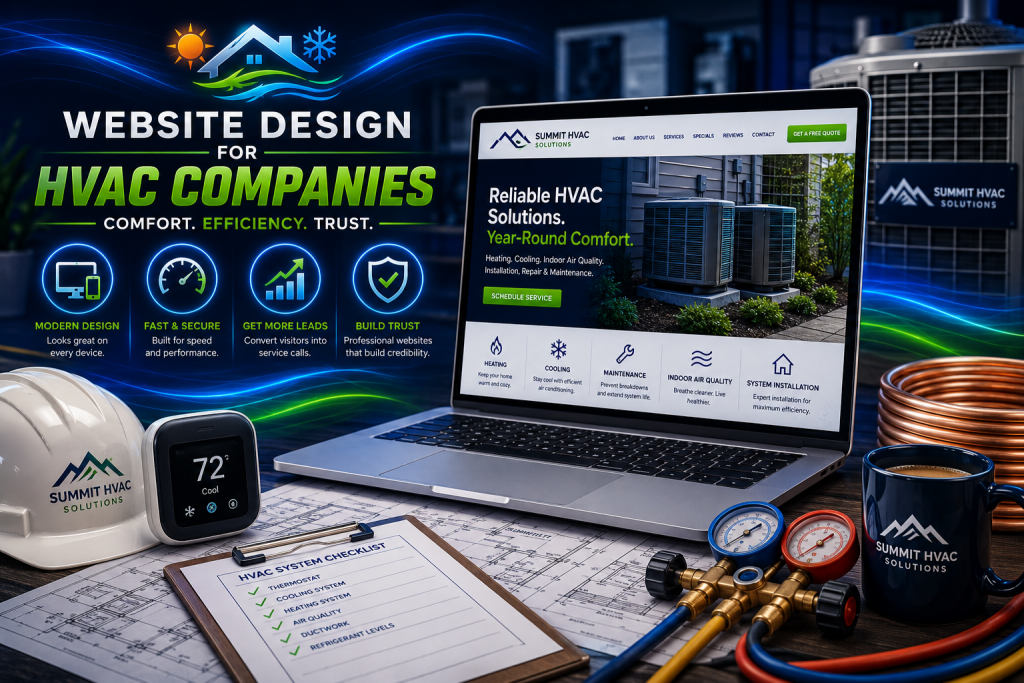 hvac website design