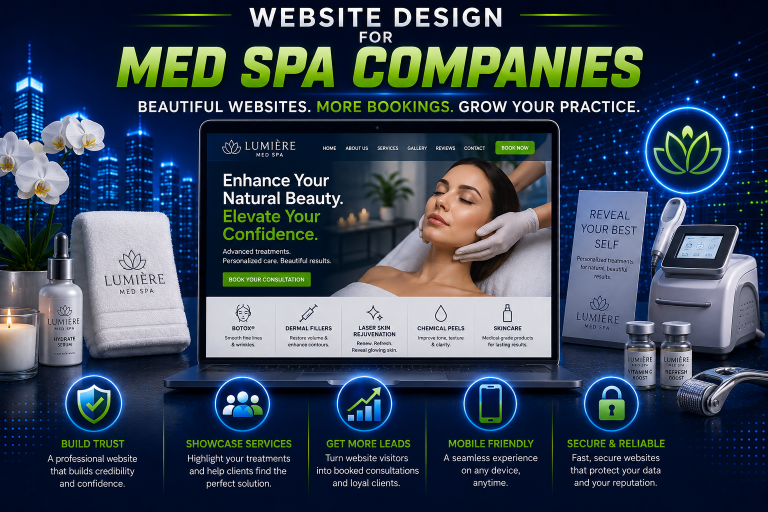 med spa websites