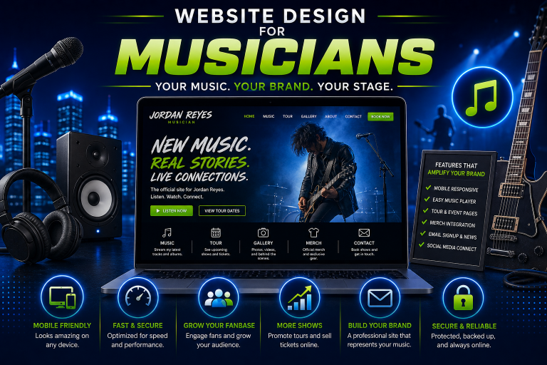 musician websites