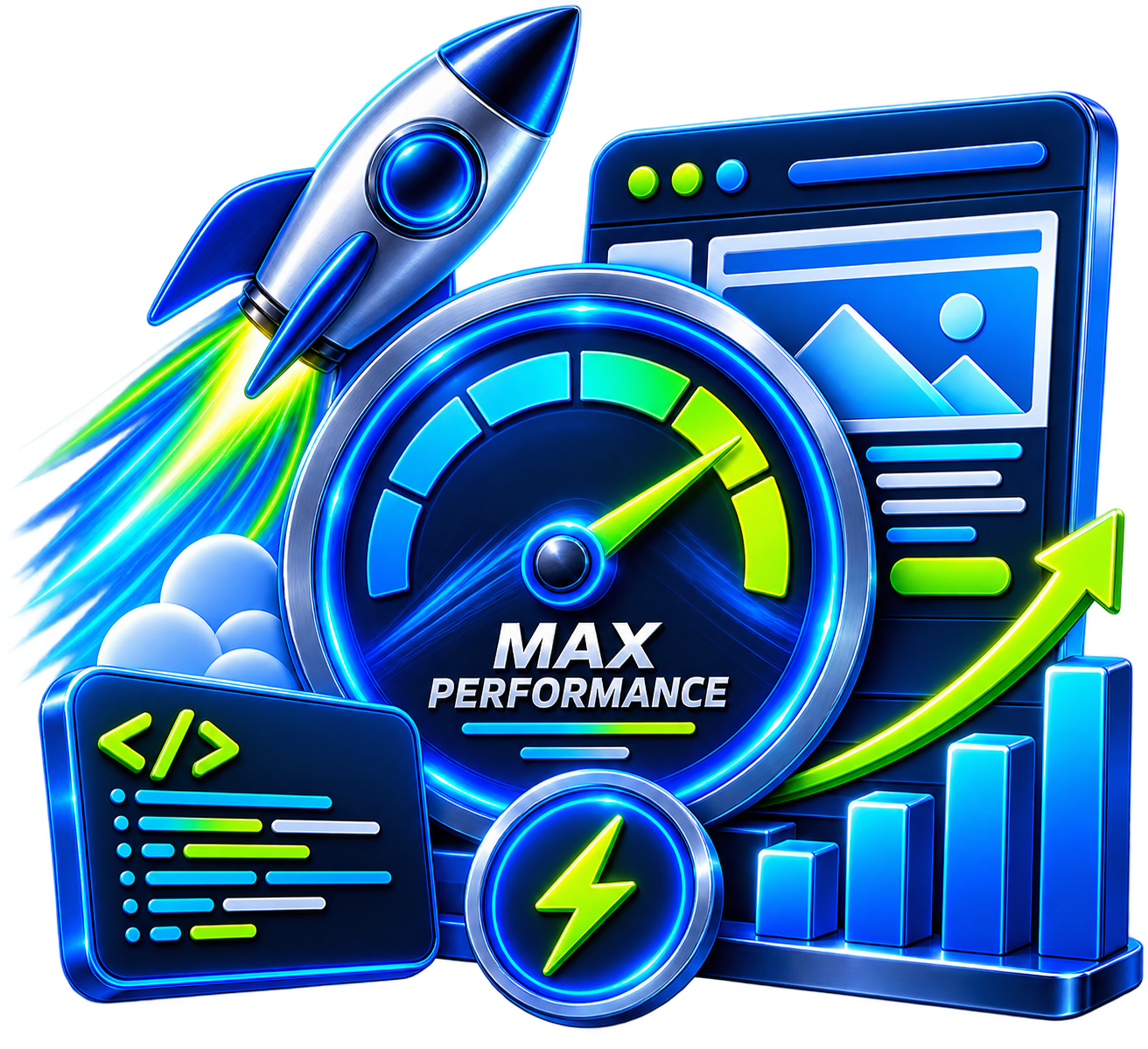 performance focused icon
