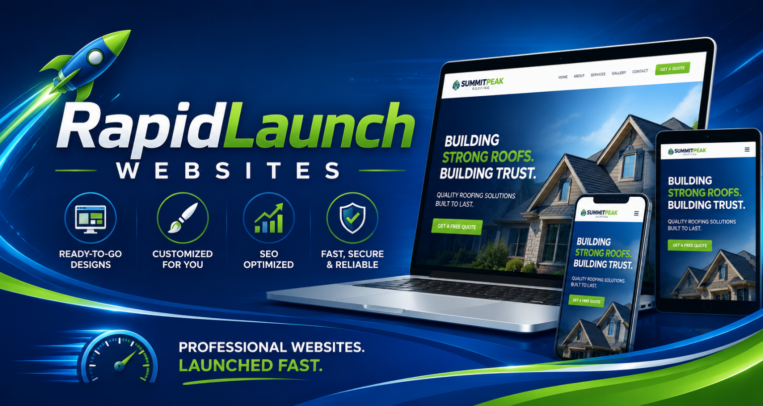 rapid laucnh websites