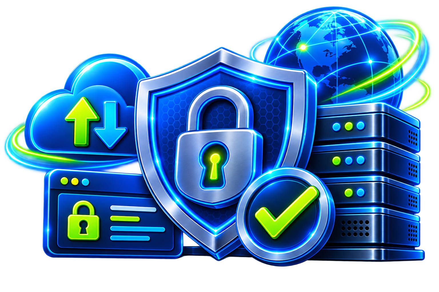 secure and reliable icon