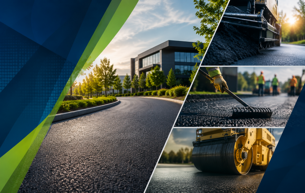 showcase your asphalt paving services