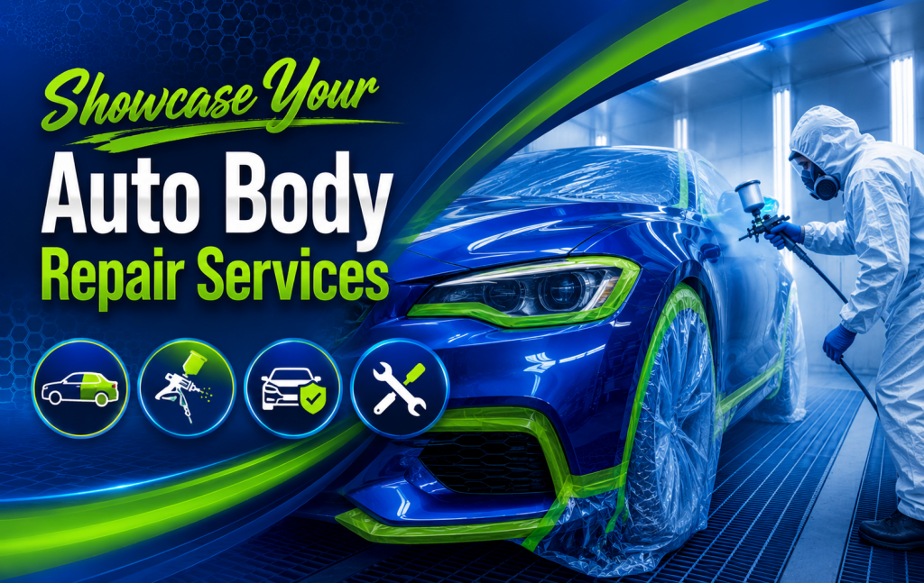 showcase your auto body repair services