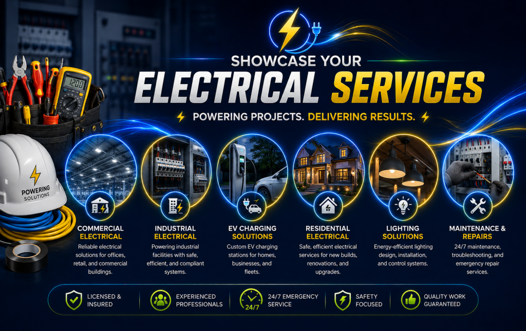 showcase your electrical services