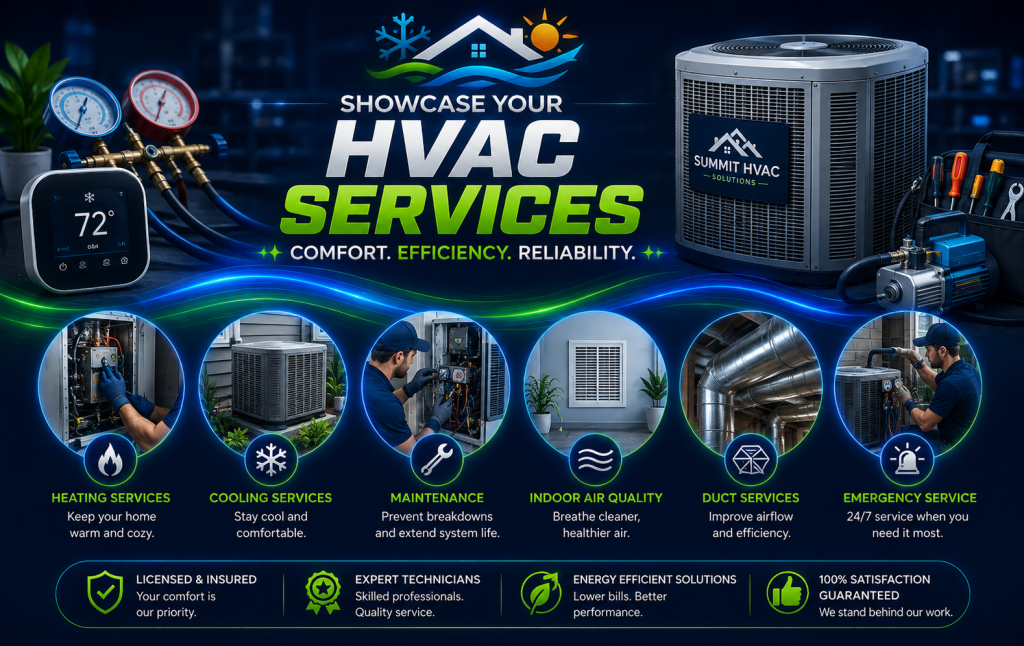 showcase your hvac services