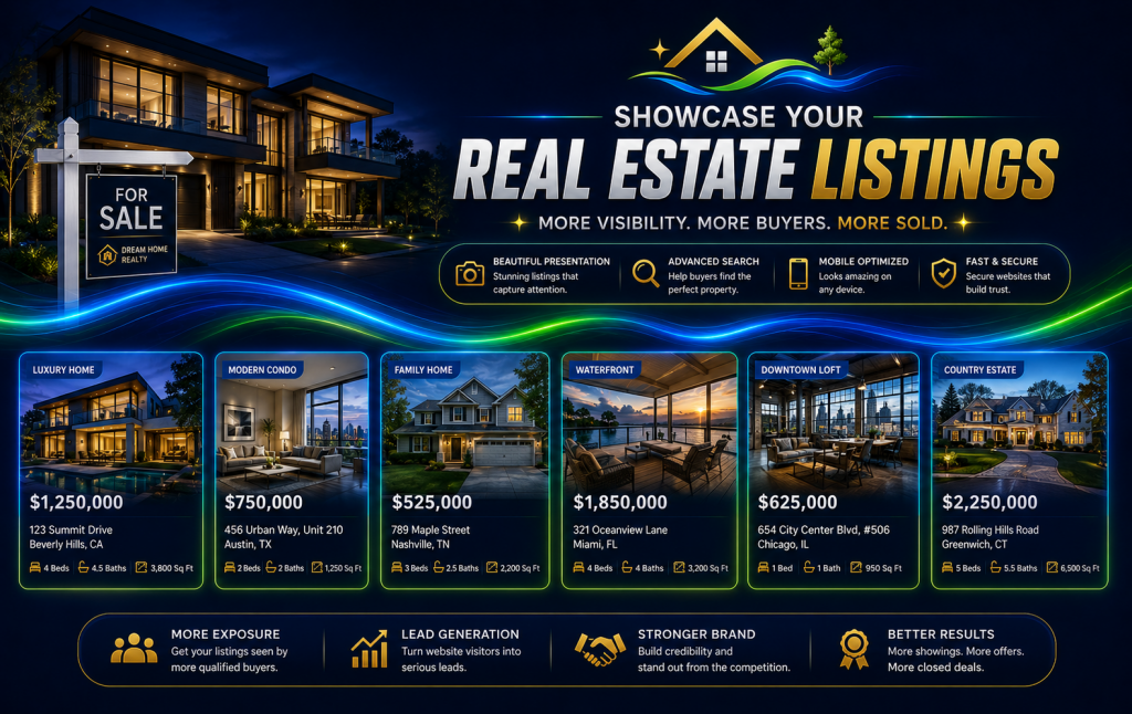 showcase your real estate listings