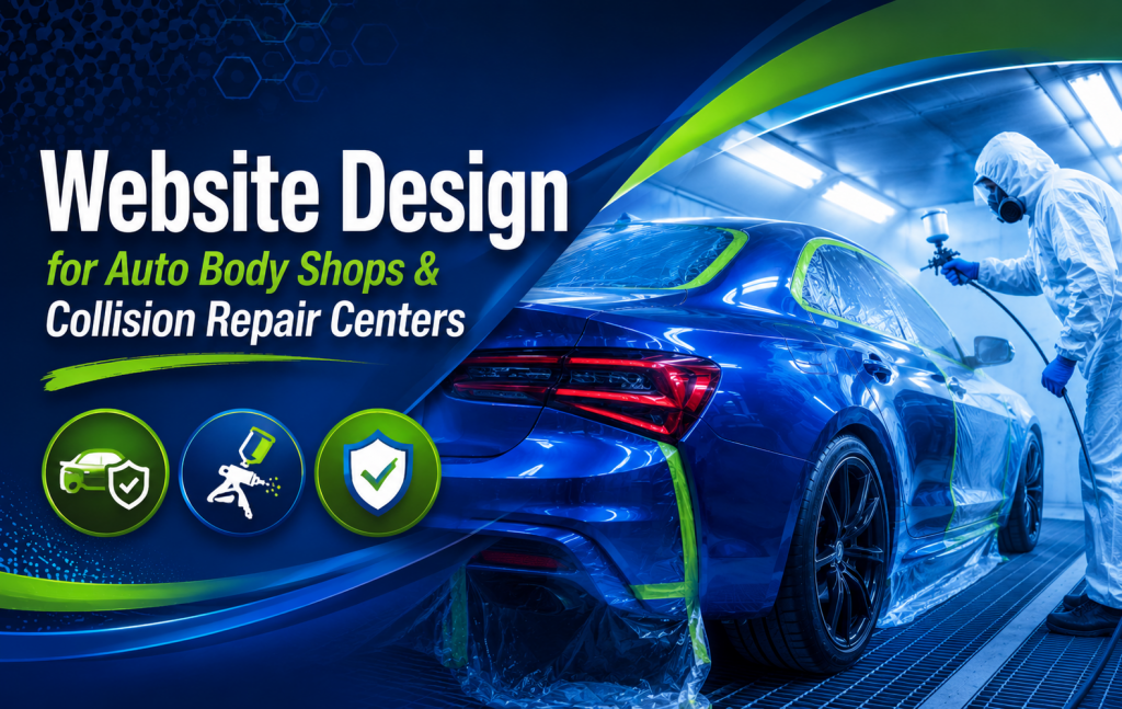 website design for atuo body shops and collision repair centers