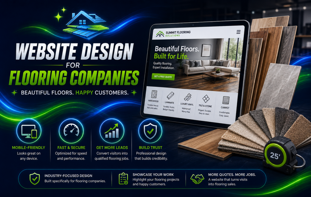 website design for flooring companies