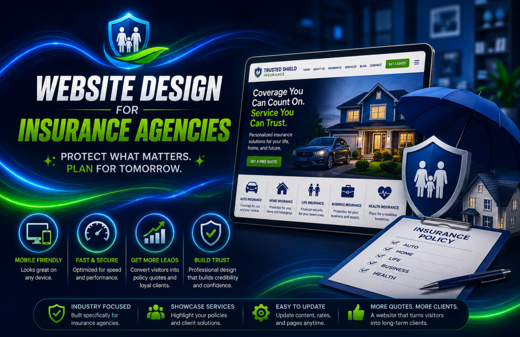 website design for insurance agencies