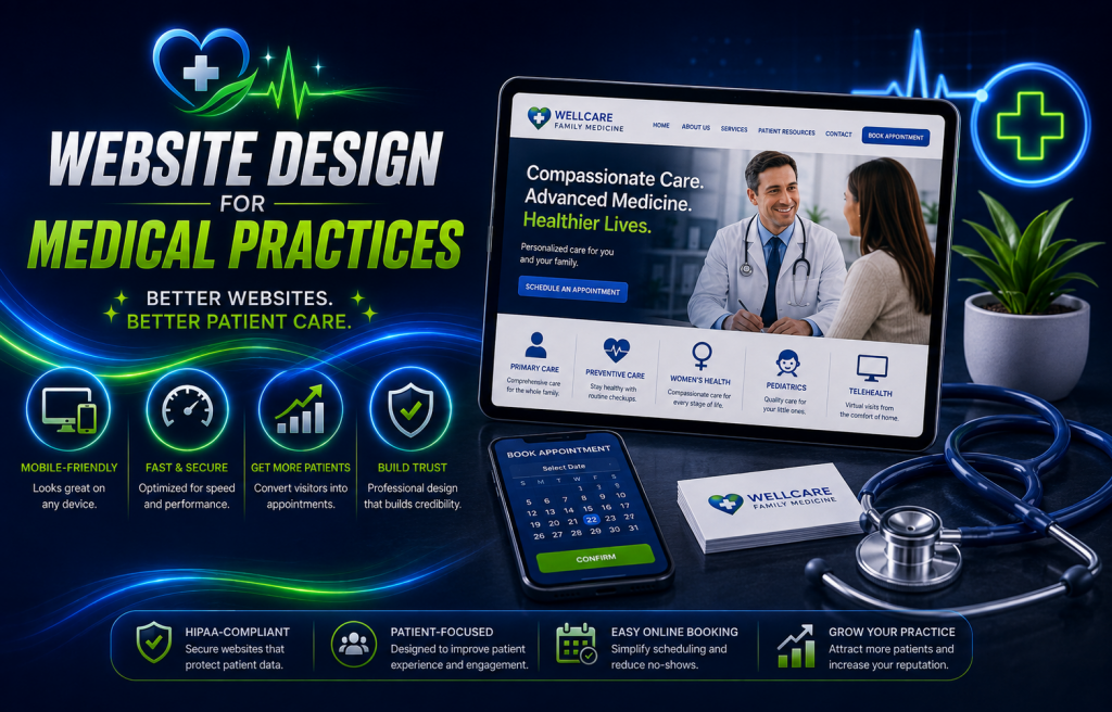 website design for medical practices