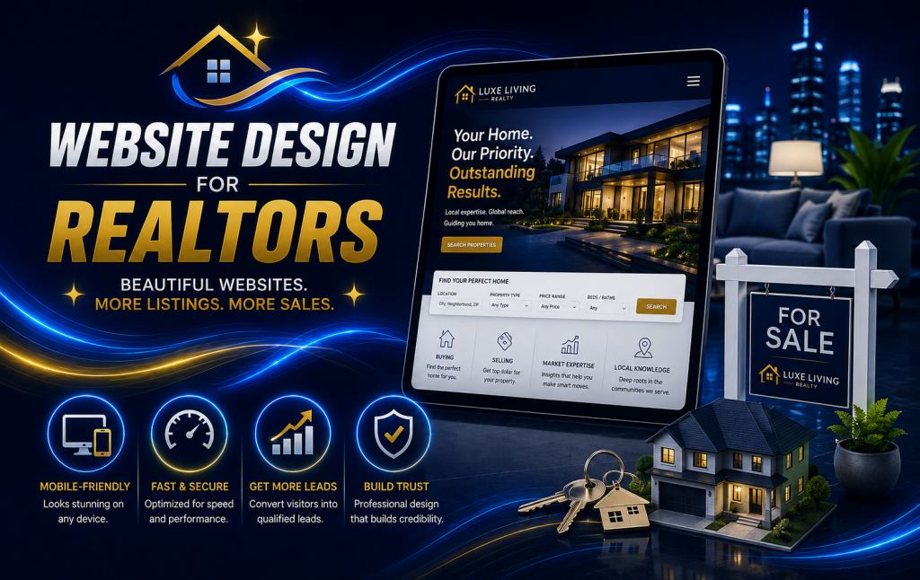 website design for realtors and real estate professionals