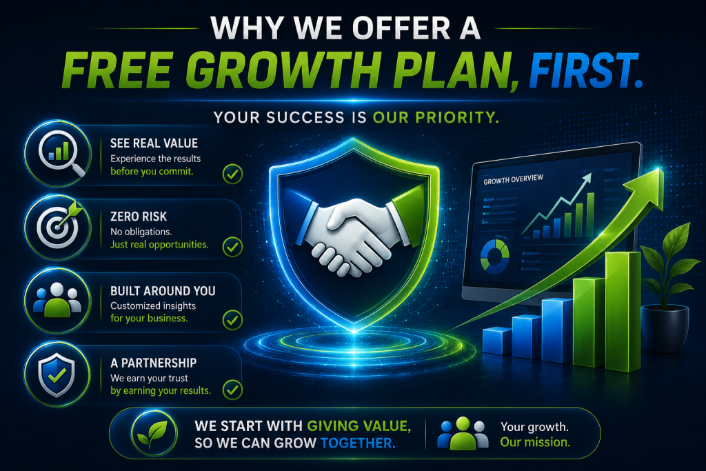why we offer a free growth plan first